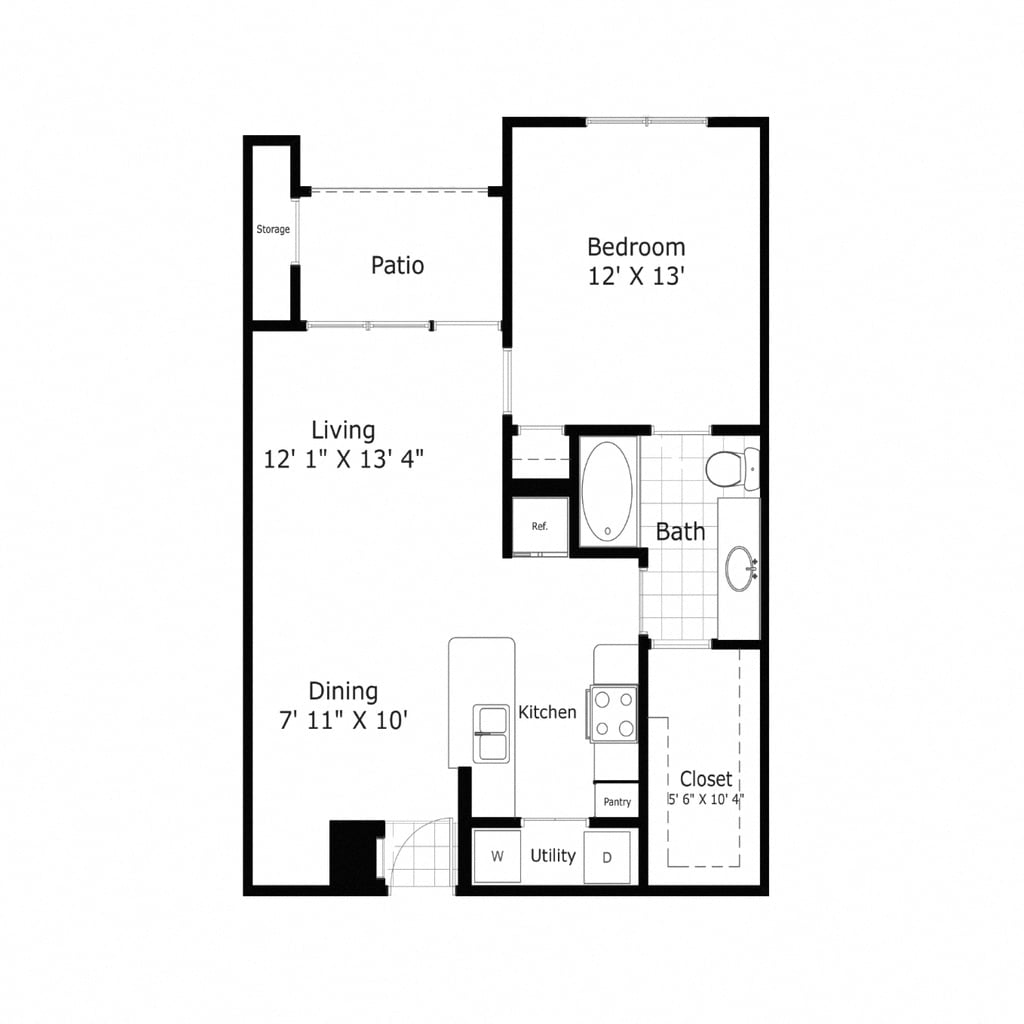 A floor plan